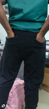 Men's Fleece Black Casual Track Pants