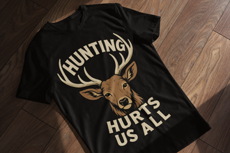 Men's Cotton Round Neck T-Shirt-Hunting Hurts