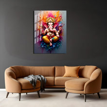 LORD GANESHA multi color High-Definition Acrylic Photo Frame, Wall-Mounted, Frameless Design, Perfect for Anniversaries, Birthdays, and Special Moments, Unique Gift Idea