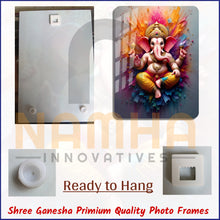 LORD GANESHA multi color High-Definition Acrylic Photo Frame, Wall-Mounted, Frameless Design, Perfect for Anniversaries, Birthdays, and Special Moments, Unique Gift Idea