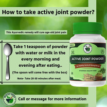 NAMHA INNOVATIVES / RUCHI VEDA/Active Joint Powder - Essential Ayurvedic Solution for Healthy Joints & Strong Bones