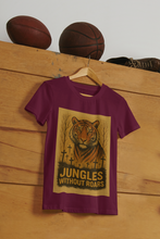 Men's Cotton Round Neck T-Shirt-Jungles Without Roars