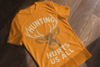 Men's Cotton Round Neck T-Shirt-Hunting Hurts