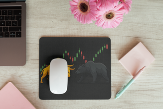 Namha Innovatives Mouse Pad for Laptop with Anti-Slip Base, 230 x 190 mm, Gaming Mousepad, 3mm Thick, Waterproof Surface, Compatible with Laser and Optical Mice