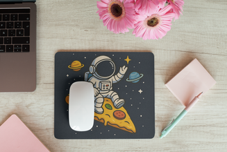 Namha Innovatives Mouse Pad for Laptop with Anti-Slip Base, 230 x 190 mm, Gaming Mousepad, 3mm Thick, Waterproof Surface, Compatible with Laser and Optical Mice