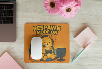 Namha Innovatives Mouse Pad for Laptop with Anti-Slip Base, 230 x 190 mm, Gaming Mousepad, 3mm Thick, Waterproof Surface, Compatible with Laser and Optical Mice