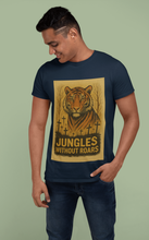 Men's Cotton Round Neck T-Shirt-Jungles Without Roars