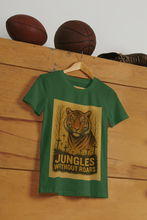 Men's Cotton Round Neck T-Shirt-Jungles Without Roars