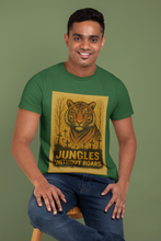 Men's Cotton Round Neck T-Shirt-Jungles Without Roars