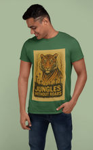 Men's Cotton Round Neck T-Shirt-Jungles Without Roars