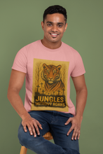 Men's Cotton Round Neck T-Shirt-Jungles Without Roars
