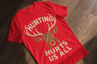 Men's Cotton Round Neck T-Shirt-Hunting Hurts