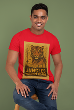Men's Cotton Round Neck T-Shirt-Jungles Without Roars
