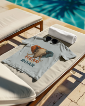 Hear The Roar Elephant Design T-Shirt, 100% Cotton,