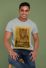 Men's Cotton Round Neck T-Shirt-Jungles Without Roars