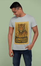 Men's Cotton Round Neck T-Shirt-Jungles Without Roars