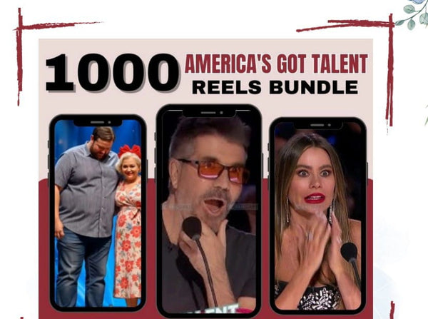 1000+ Ai America's got Talent Reels Bundle