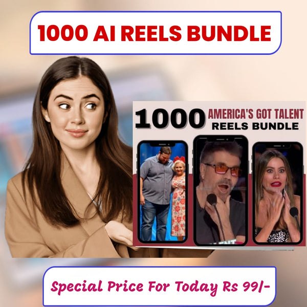1000+ Ai America's got Talent Reels Bundle