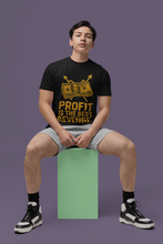 Motivational Money T-Shirt, Profit is The Best Revenge Design, 100% Cotton,