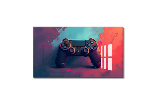 Gaming Controller, High-Definition Acrylic Photo Frame, Wall-Mounted, Frameless Design, Perfect for Anniversaries, Birthdays, and Special Moments, Unique Gift Idea