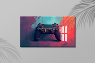 Gaming Controller, High-Definition Acrylic Photo Frame, Wall-Mounted, Frameless Design, Perfect for Anniversaries, Birthdays, and Special Moments, Unique Gift Idea