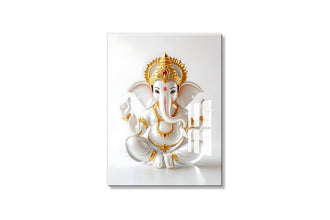 LORD GANESHA High-Definition Acrylic Photo Frame, Wall-Mounted, Frameless Design, Perfect for Anniversaries, Birthdays, and Special Moments, Unique Gift Idea