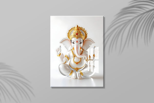 LORD GANESHA High-Definition Acrylic Photo Frame, Wall-Mounted, Frameless Design, Perfect for Anniversaries, Birthdays, and Special Moments, Unique Gift Idea