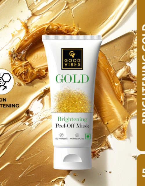 GOOD VIBES Gold Brightening Peel Off Mask 50g