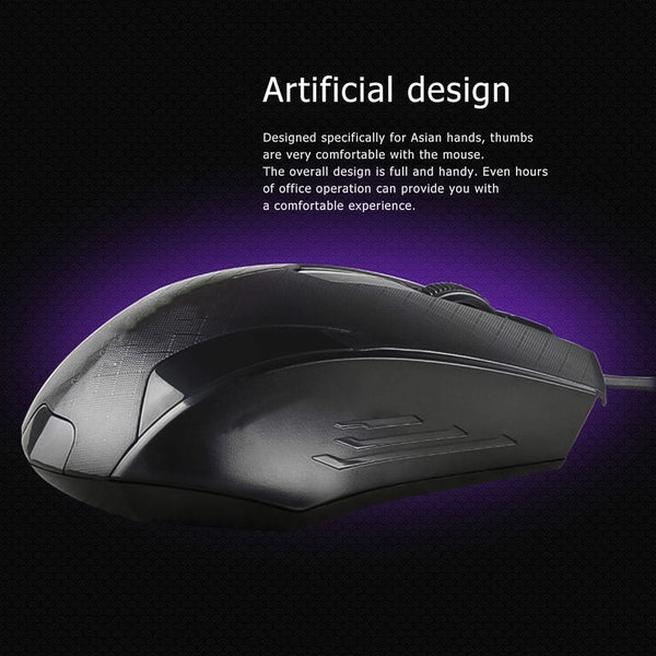 Computer  Laptop Wired Optical Mouse (1 Pc)