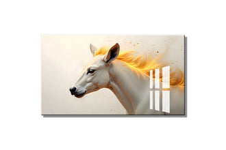 HORSE, High-Definition Acrylic Photo Frame, Wall-Mounted, Frameless Design, Perfect for Anniversaries, Birthdays, and Special Moments, Unique Gift Idea