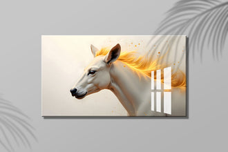 HORSE, High-Definition Acrylic Photo Frame, Wall-Mounted, Frameless Design, Perfect for Anniversaries, Birthdays, and Special Moments, Unique Gift Idea