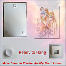 RADHA KRISHNA, High-Definition Acrylic Photo Frame, Wall-Mounted, Frameless Design, Perfect for Anniversaries, Birthdays, and Special Moments, Unique Gift Idea