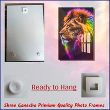 Colourful Lion, High-Definition Acrylic Photo Frame, Wall-Mounted, Frameless Design, Perfect for Anniversaries, Birthdays, and Special Moments, Unique Gift Idea