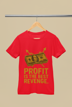 Motivational Money T-Shirt, Profit is The Best Revenge Design, 100% Cotton,