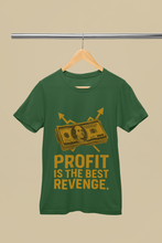 Motivational Money T-Shirt, Profit is The Best Revenge Design, 100% Cotton,