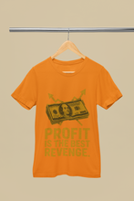 Motivational Money T-Shirt, Profit is The Best Revenge Design, 100% Cotton,
