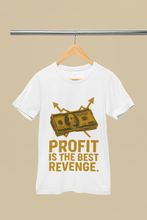 Motivational Money T-Shirt, Profit is The Best Revenge Design, 100% Cotton,