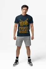 Motivational Money T-Shirt, Profit is The Best Revenge Design, 100% Cotton,