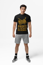 Motivational Money T-Shirt, Profit is The Best Revenge Design, 100% Cotton,