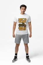 Motorcycle Enthusiast 100% Cotton T-Shirt, Built to Roar Born to Ride Design,
