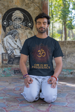 Om is My Frequency Spiritual T-Shirt, 100 % Cotton, Round Neck