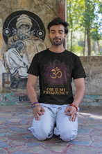 Om is My Frequency Spiritual T-Shirt, 100 % Cotton, Round Neck