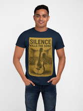 Silence Kills The Song 100% Cotton T-Shirt, Music Theme Print