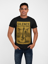 Silence Kills The Song 100% Cotton T-Shirt, Music Theme Print