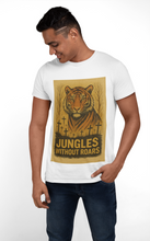 Men's Cotton Round Neck T-Shirt-Jungles Without Roars