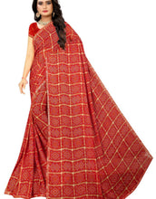 Women's Georgette Designer Bandhani Saree