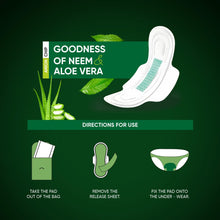 0982 Sanitary Pads For Women With Goodness Of Neem  Aloe Vera  Ultra Thin  Leakage Protection  Ph Balance  With Antibacterial Anion Chip  5x More Absorbance (320 Mm  36 Pads)